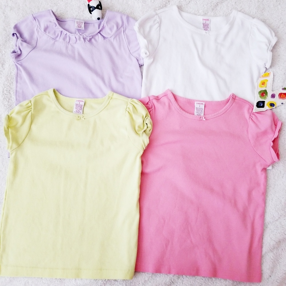Gymboree top shirts lot 4 colors. Girls size 8 -9